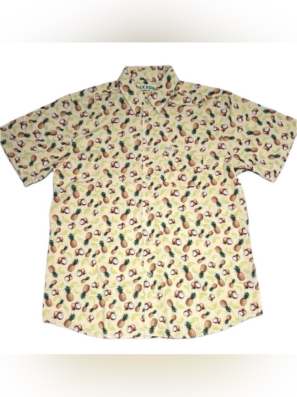 Dixxon Flannel Company Pina Colada FIST short sleeve party shirt